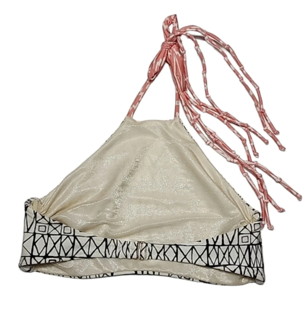 Amuse Society Paige Sahara High Neck Bikini Top - Women's Size XS‎